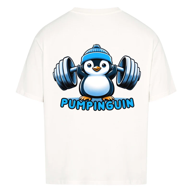PUMPINGUIN - OVERSIZED SHIRT BACKPRINT