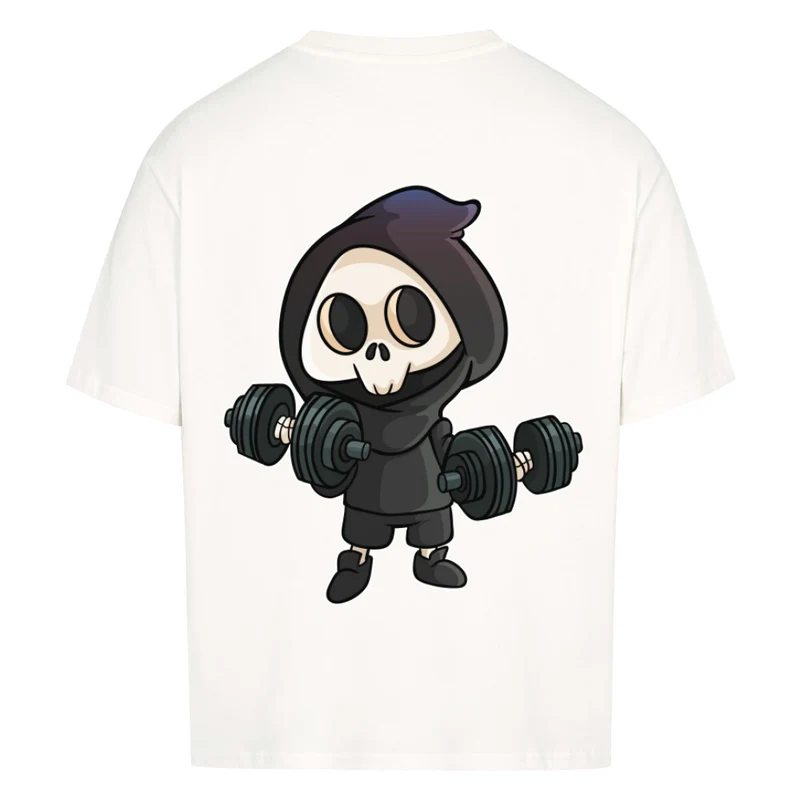GYM SKELETT - OVERSIZED SHIRT BACKPRINT