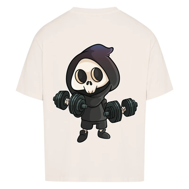 GYM SKELETT - OVERSIZED SHIRT BACKPRINT
