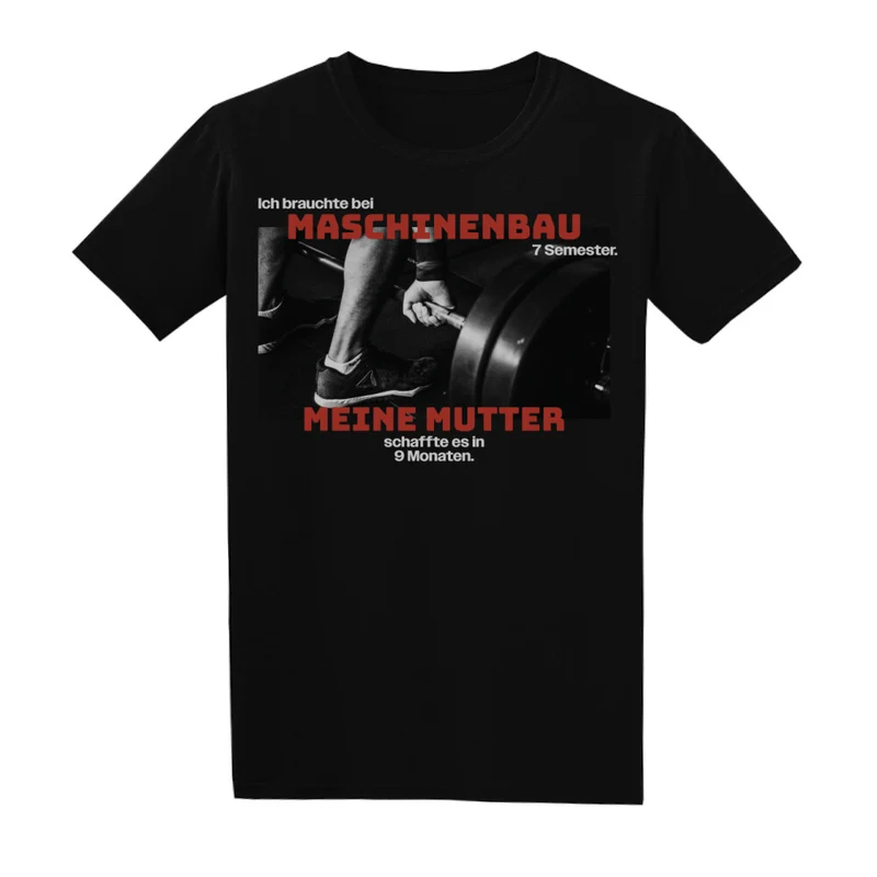 MASCHINENBAU - Regular Shirt - Frontprint