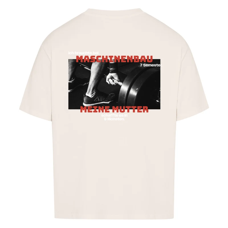 MASCHINENBAU - OVERSIZED SHIRT BACKPRINT