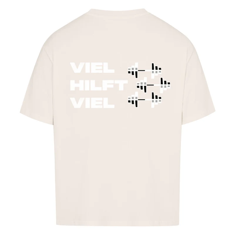 VIEL HILFT VIEL - OVERSIZED SHIRT BACKPRINT