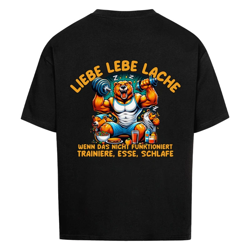 LIEBE LEBE LACHE - OVERSIZED SHIRT BACKPRINT