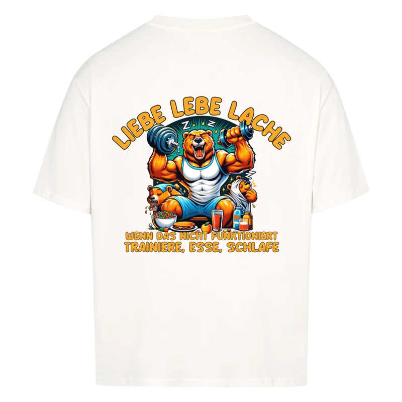 LIEBE LEBE LACHE - OVERSIZED SHIRT BACKPRINT