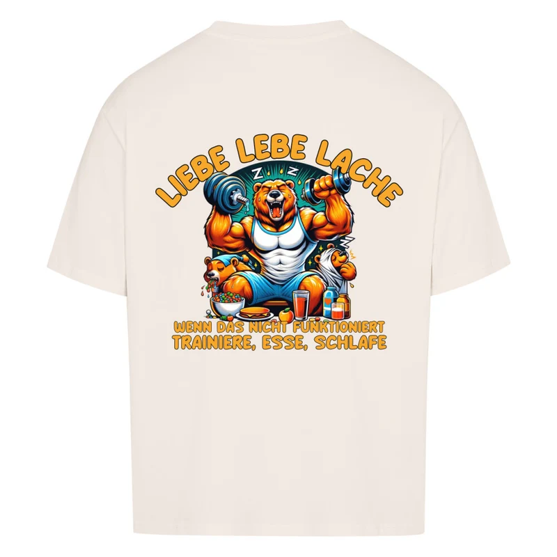 LIEBE LEBE LACHE - OVERSIZED SHIRT BACKPRINT