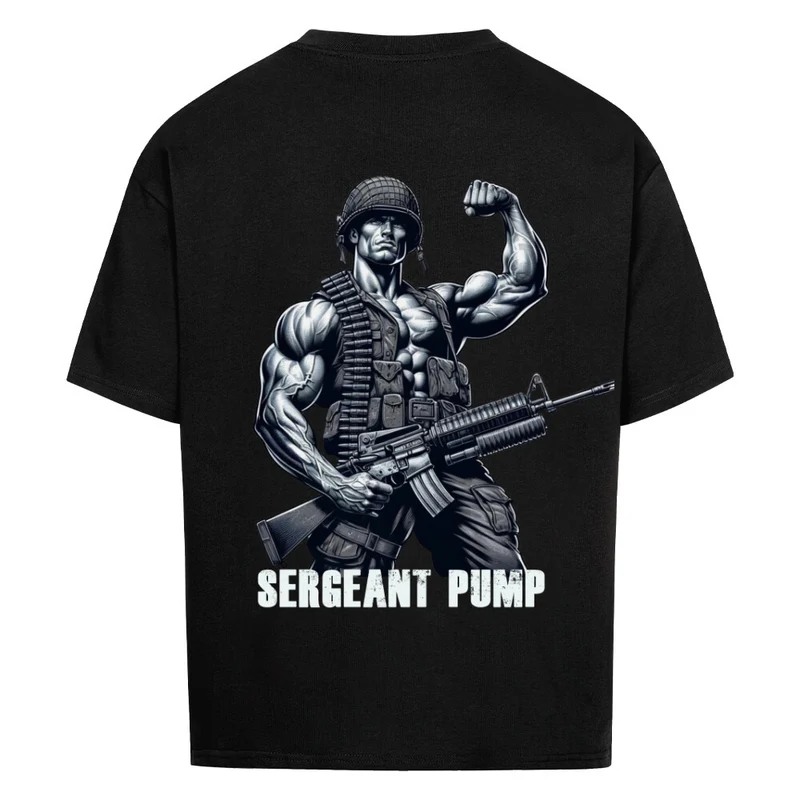 SERGEANT PUMP - OVERSIZED SHIRT BACKPRINT