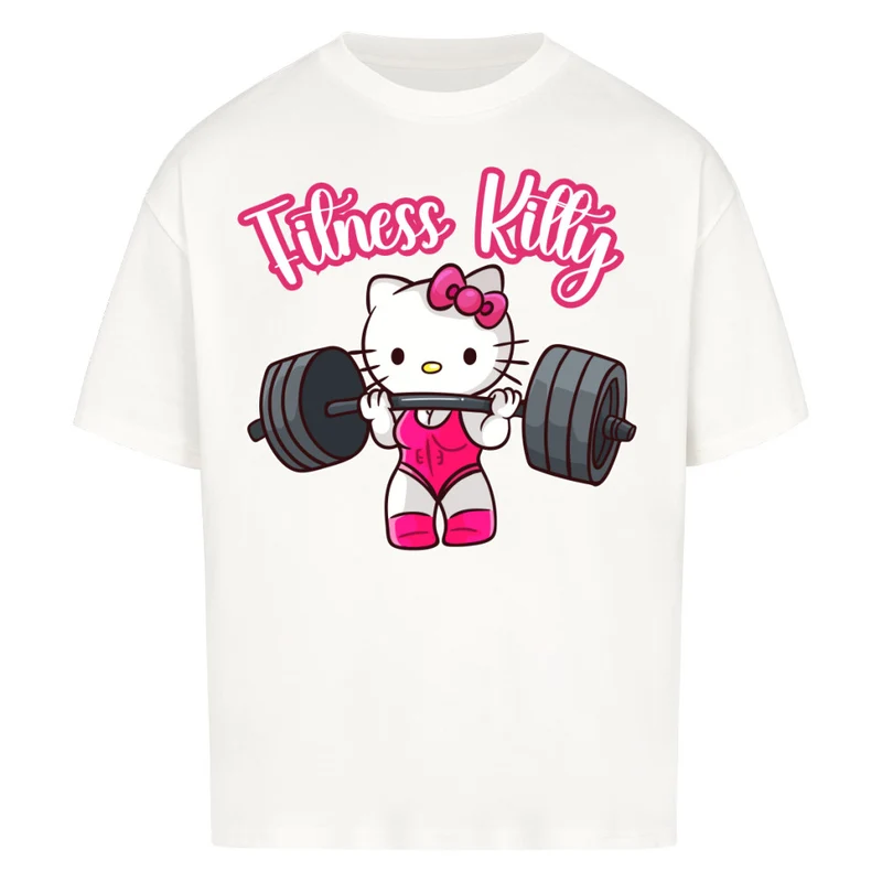 FITNESS KITTY - OVERSIZED SHIRT