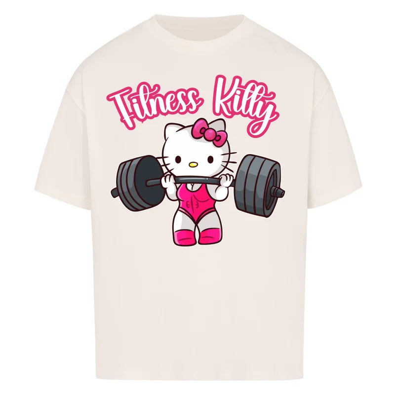 FITNESS KITTY - OVERSIZED SHIRT