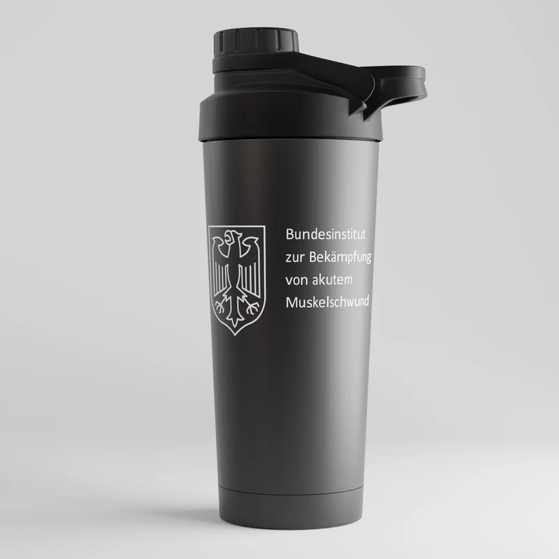 BUNDESINSTITUT MUSKELSCHWUND - EDELSTAHL SHAKER
