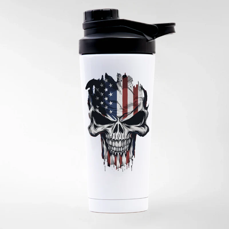US SKULL - EDELSTAHL SHAKER
