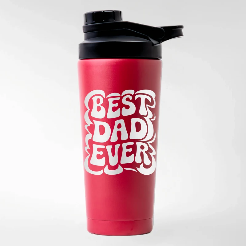BEST DAD EVER - EDELSTAHL SHAKER