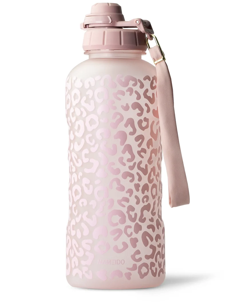 TRINKFLASCHE MIT STROHHALM