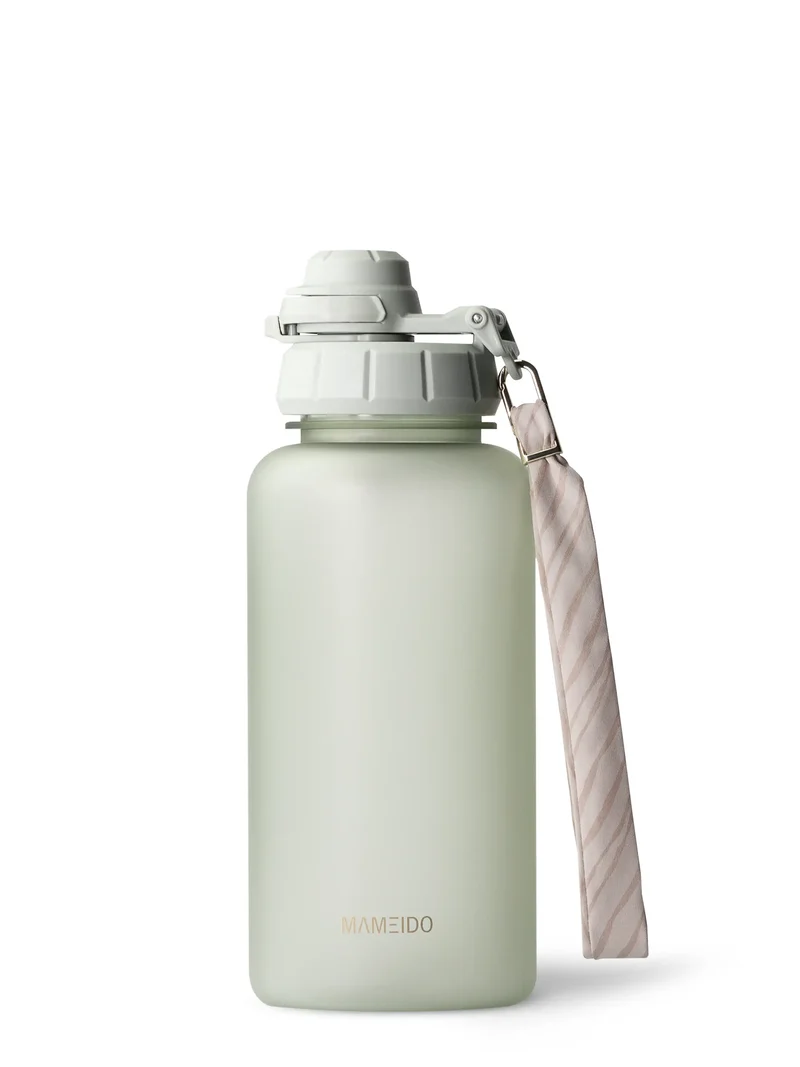 TRINKFLASCHE MIT STROHHALM
