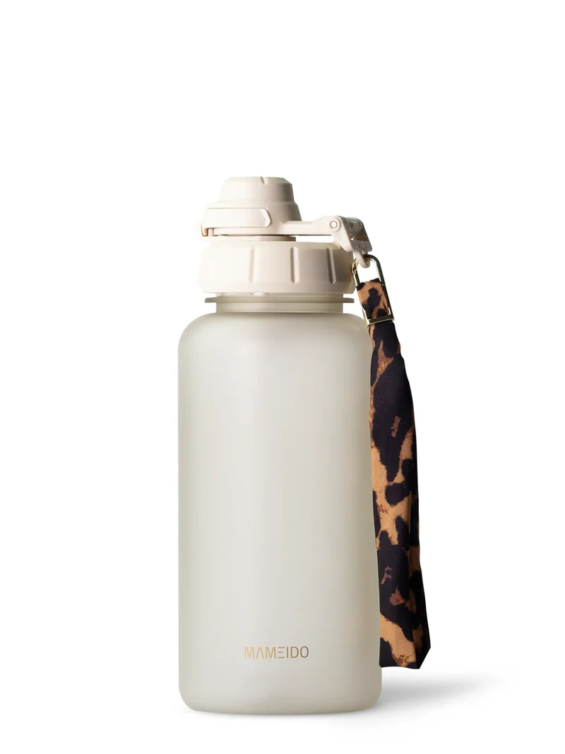 TRINKFLASCHE MIT STROHHALM