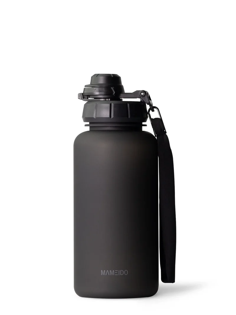 TRINKFLASCHE MIT STROHHALM