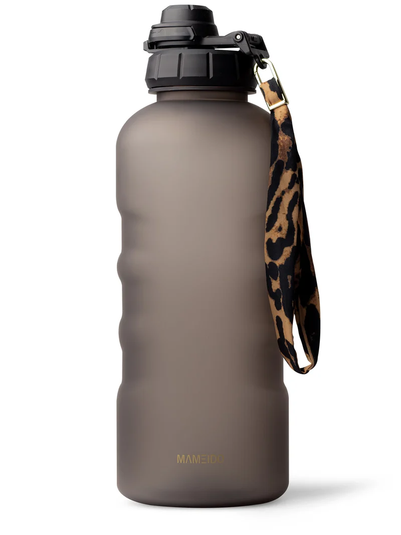 TRINKFLASCHE MIT STROHHALM