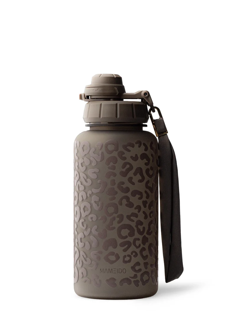 TRINKFLASCHE MIT STROHHALM