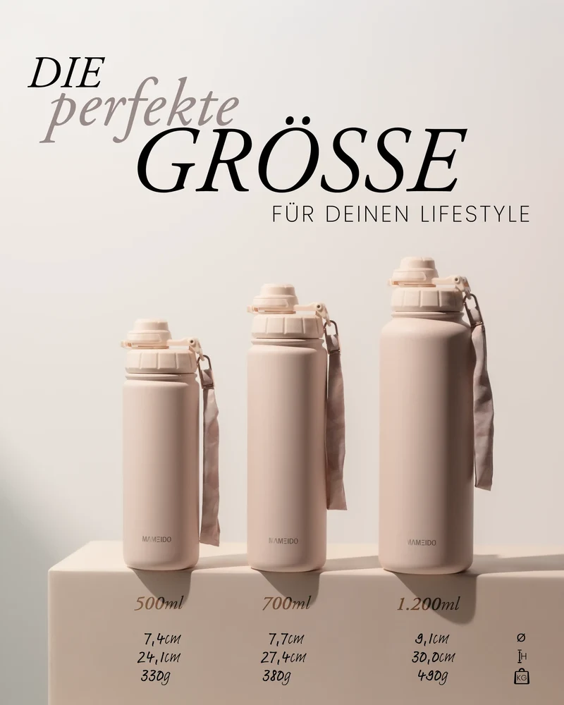 THERMOSFLASCHE MIT STROHHALM