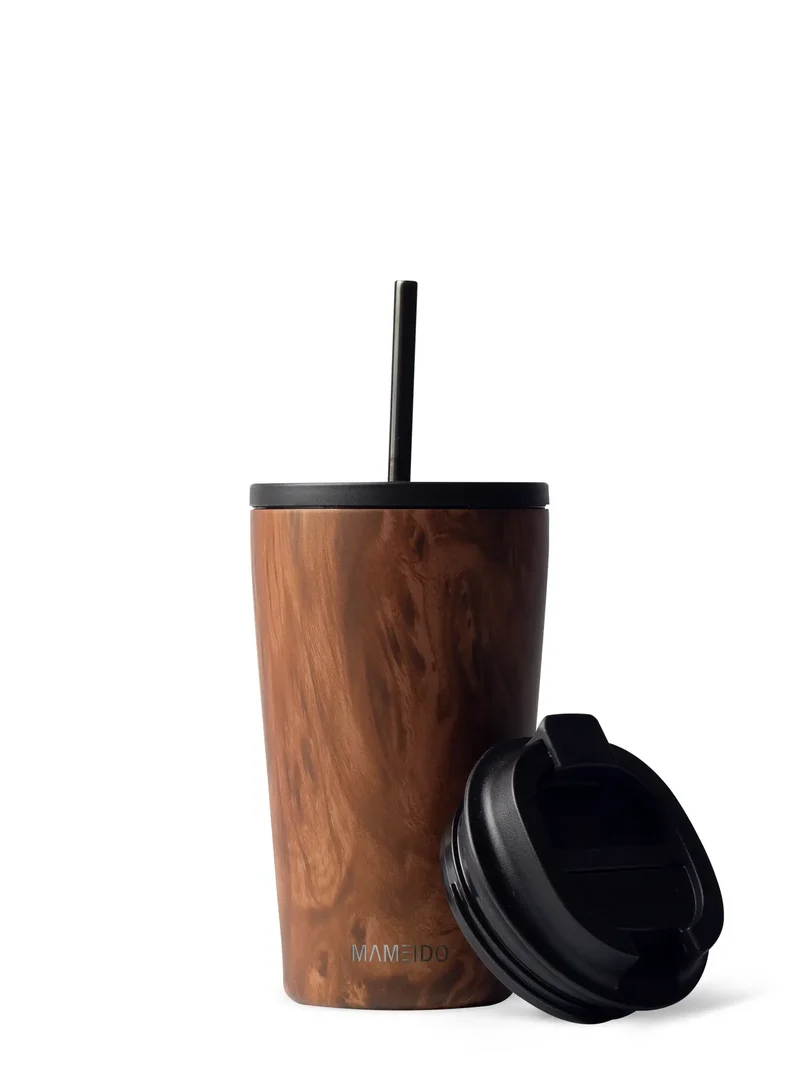 THERMOBECHER MIT STROHHALM