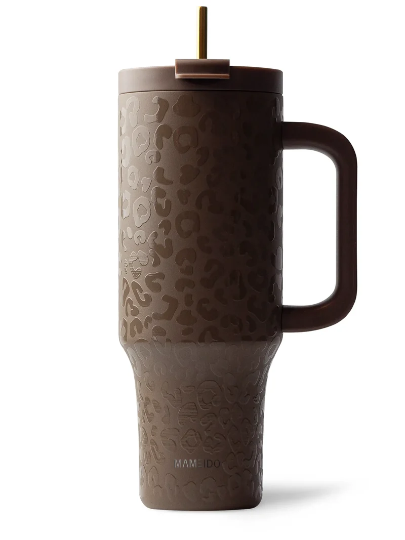THERMOBECHER MIT STROHHALM