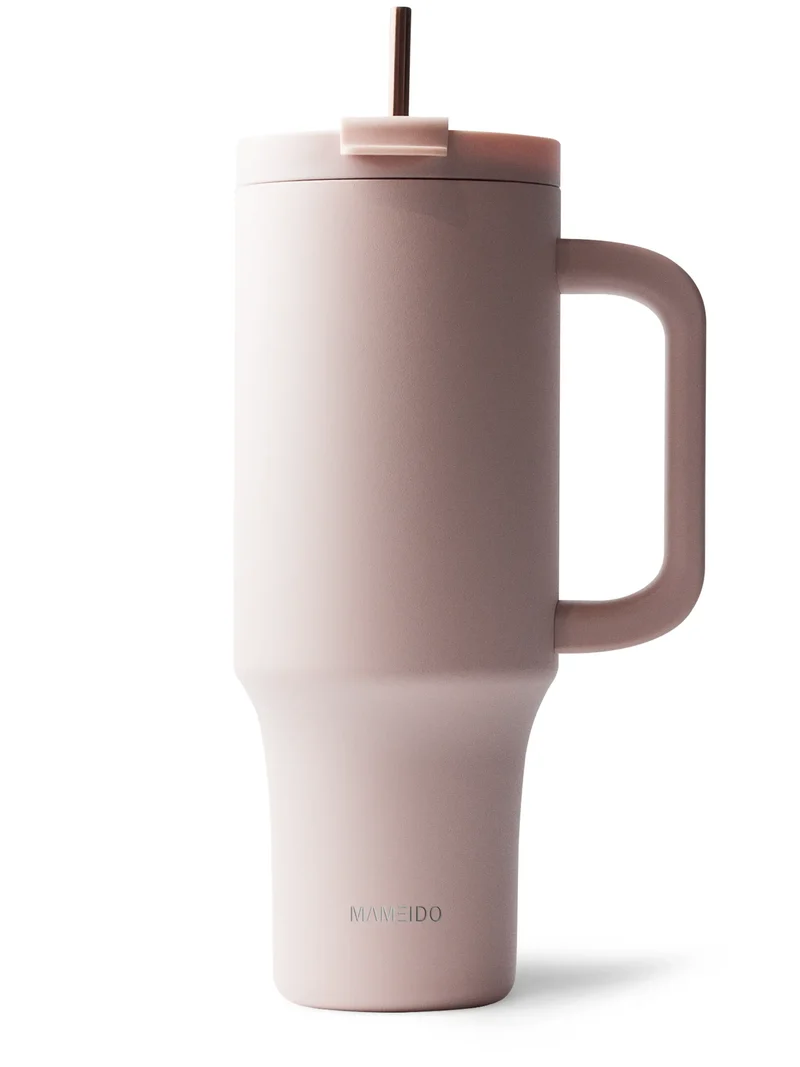 THERMOBECHER MIT STROHHALM