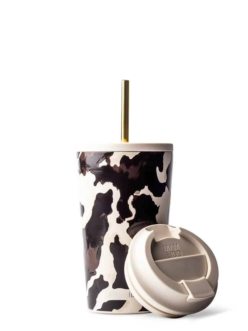 THERMOBECHER MIT STROHHALM