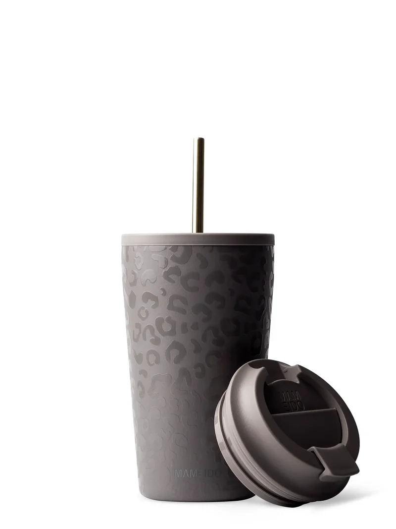 THERMOBECHER MIT STROHHALM