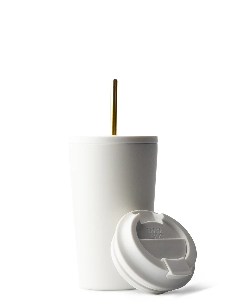 THERMOBECHER MIT STROHHALM