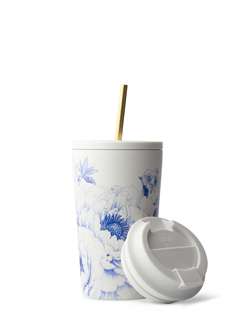 THERMOBECHER MIT STROHHALM