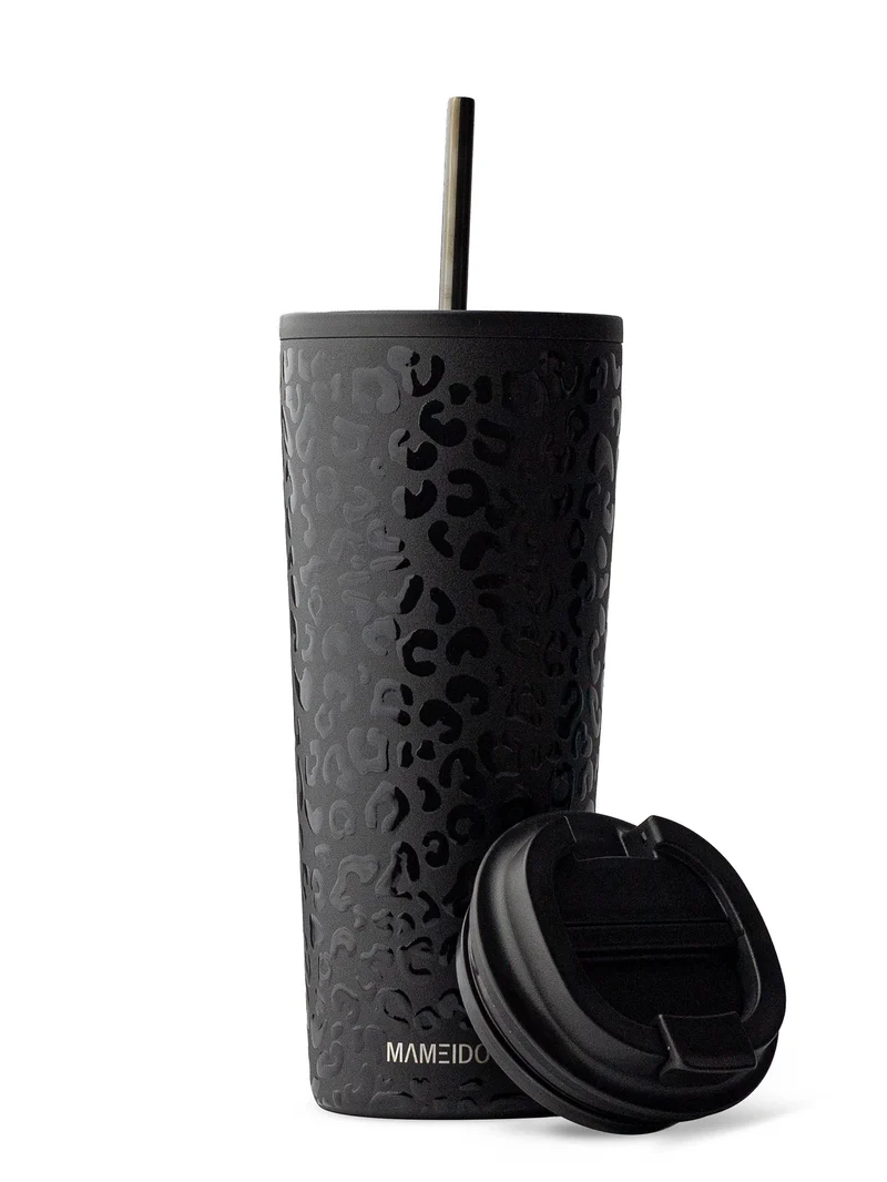 THERMOBECHER MIT STROHHALM
