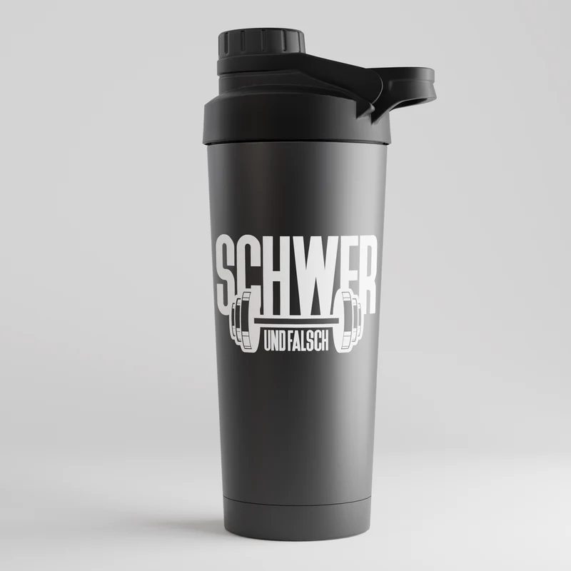 SCHWER UND FALSCH - EDELSTAHL SHAKER