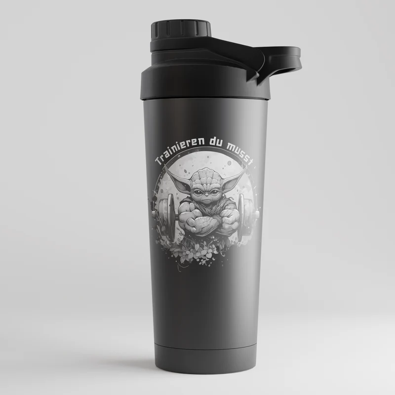 TRAINIEREN DU MUSST - EDELSTAHL SHAKER