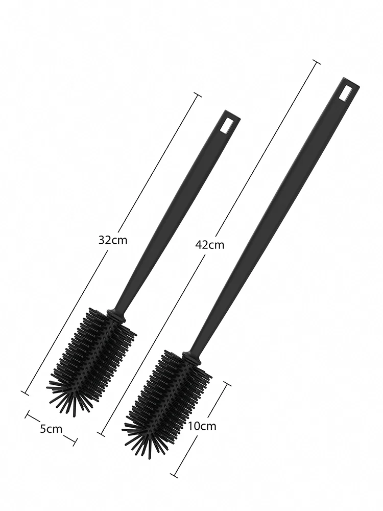Flaschenbürste aus Silikon – Ø 5 cm x 42 cm lang