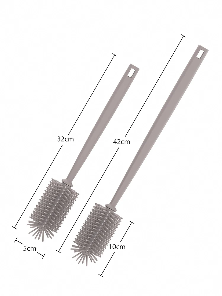 Flaschenbürste aus Silikon – Ø 5 cm x 32 cm lang