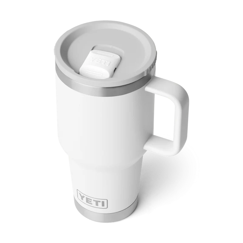 RAMBLER 30 OZ TRAVEL MUG 2.0 Reisebecher WHITE