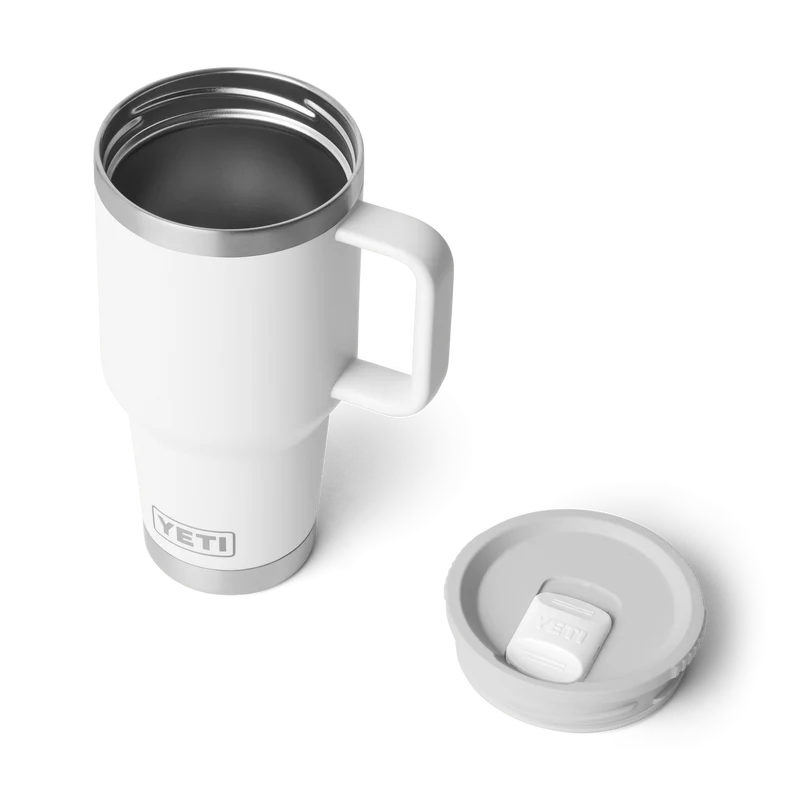 RAMBLER 30 OZ TRAVEL MUG 2.0 Reisebecher WHITE