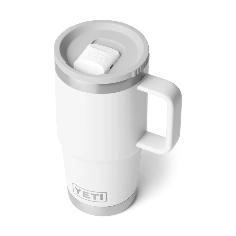 RAMBLER 20 OZ TRAVEL MUG 2.0 Reisebecher WHITE