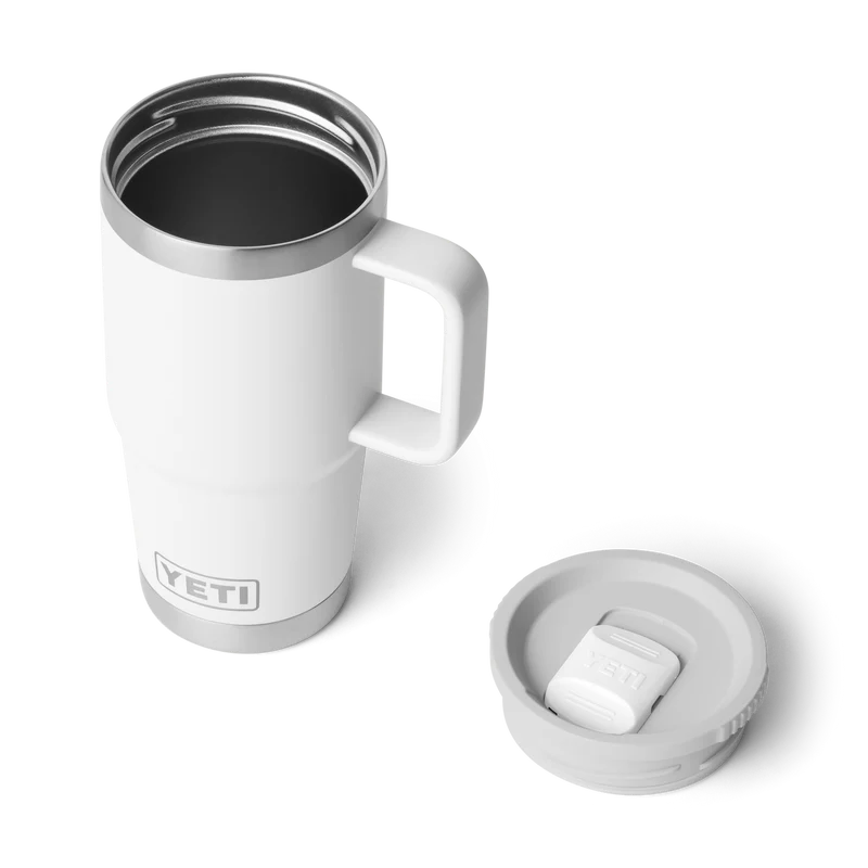 RAMBLER 20 OZ TRAVEL MUG 2.0 Reisebecher WHITE