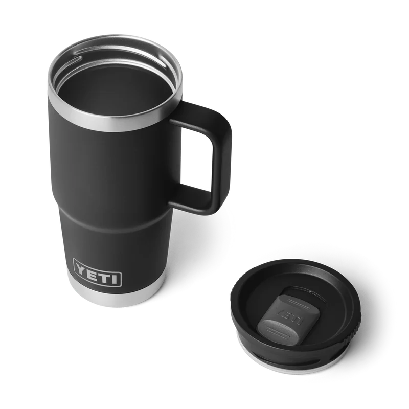 RAMBLER 20 OZ TRAVEL MUG 2.0 Reisebecher BLACK