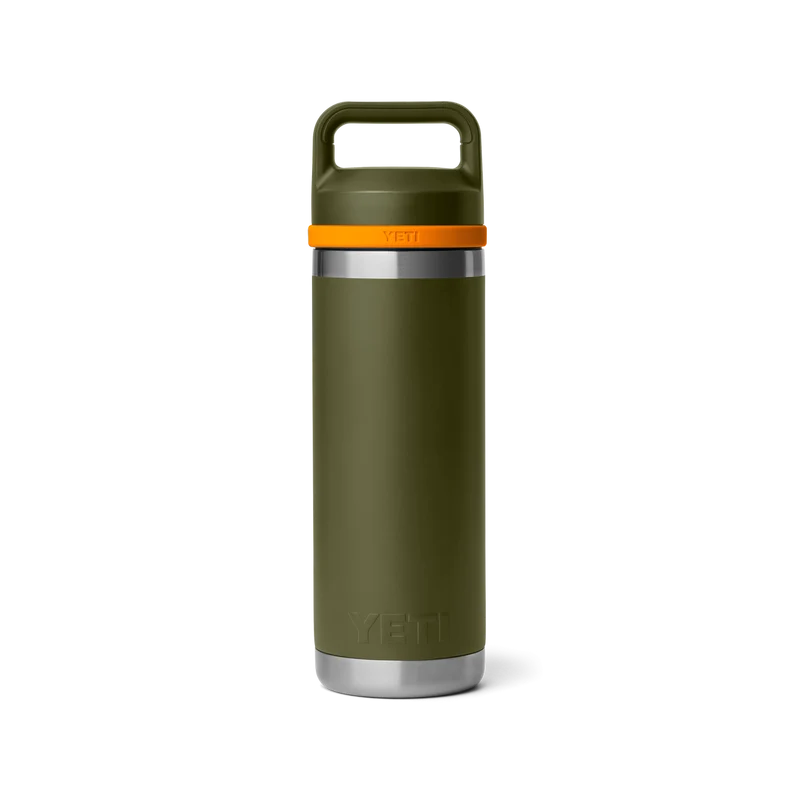 RAMBLER 18 OZ C BOTTLE CHUG Flasche OLIVE/KING CRAB ORANGE