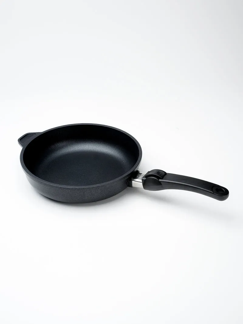 Der Klassiker - Starter - Set, 3-tlg, Gusspfanne mit Deckel, 28 cm, Pfannenwender