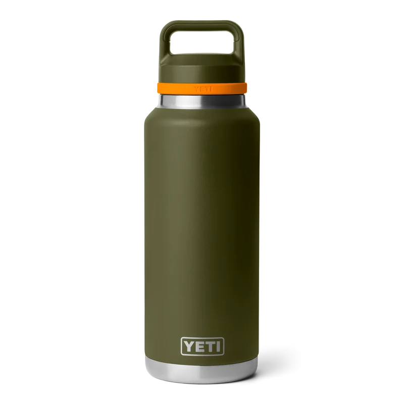 RAMBLER 46 OZ BOTTLE CHUG Flasche OLIVE/KING CRAB ORANGE