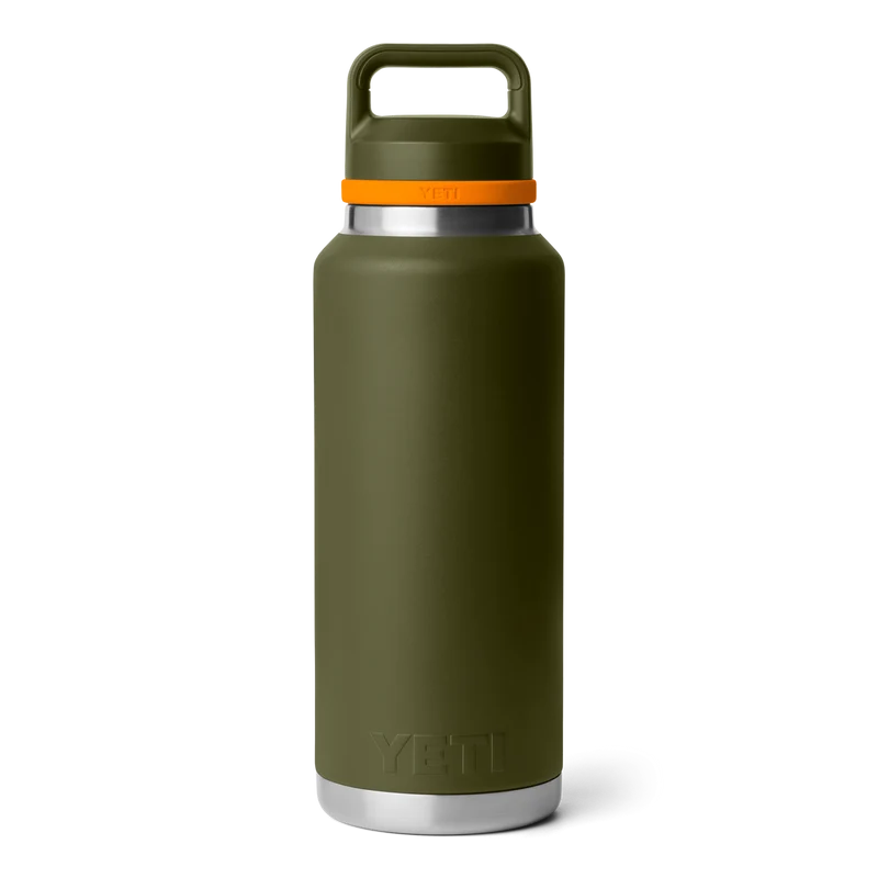 RAMBLER 46 OZ BOTTLE CHUG Flasche OLIVE/KING CRAB ORANGE