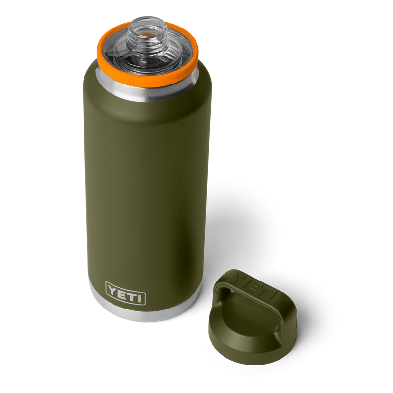 RAMBLER 46 OZ BOTTLE CHUG Flasche OLIVE/KING CRAB ORANGE