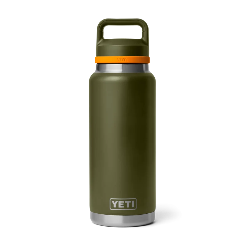 RAMBLER 36 OZ C BOTTLE CHUG Flasche OLIVE/KING CRAB ORANGE