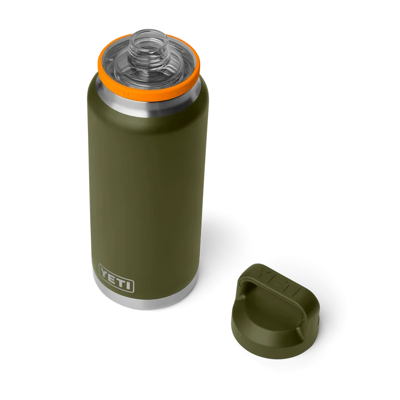 RAMBLER 36 OZ C BOTTLE CHUG Flasche OLIVE/KING CRAB ORANGE