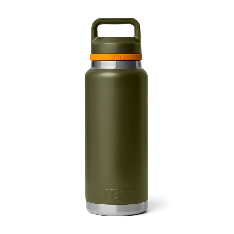 RAMBLER 36 OZ C BOTTLE CHUG Flasche OLIVE/KING CRAB ORANGE