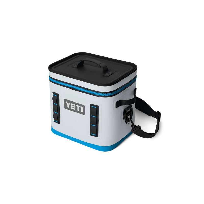 HOPPER FLIP 12 Klassische Kühltasche Top Seller mit Schulter Gurt FOG GREY/BLUE