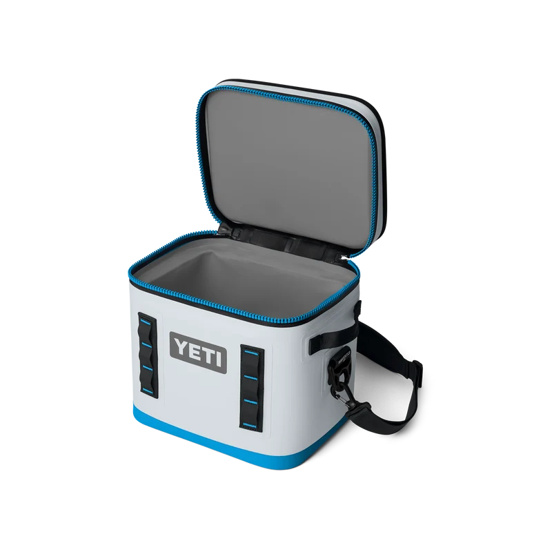 HOPPER FLIP 12 Klassische Kühltasche Top Seller mit Schulter Gurt FOG GREY/BLUE
