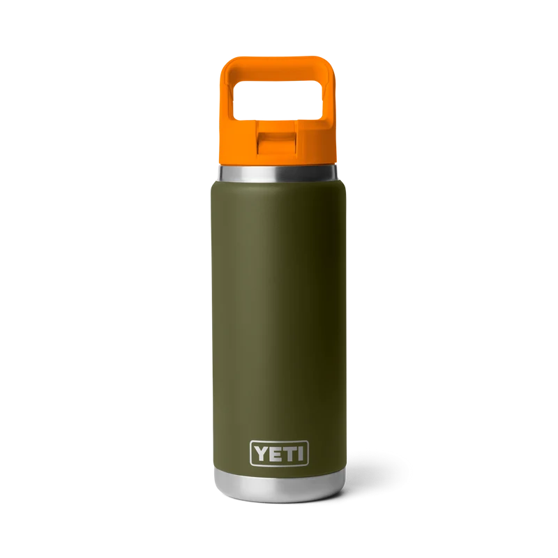 RAMBLER 26 OZ C STRAW BOTTLE Flasche OLIVE/KING CRAB ORANGE